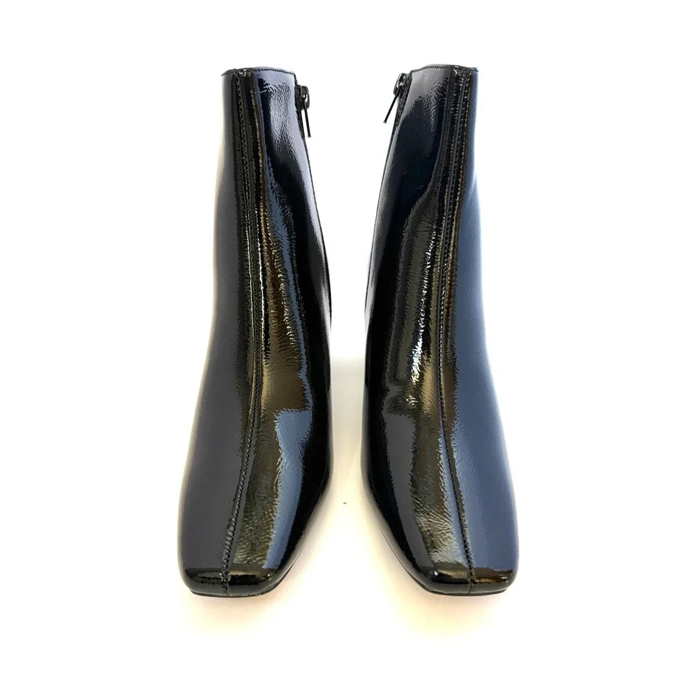 Journee Collection Women's Haylinn Block Heel Dress Booties Black Size 8 NWT/BOX - Picture 4 of 6